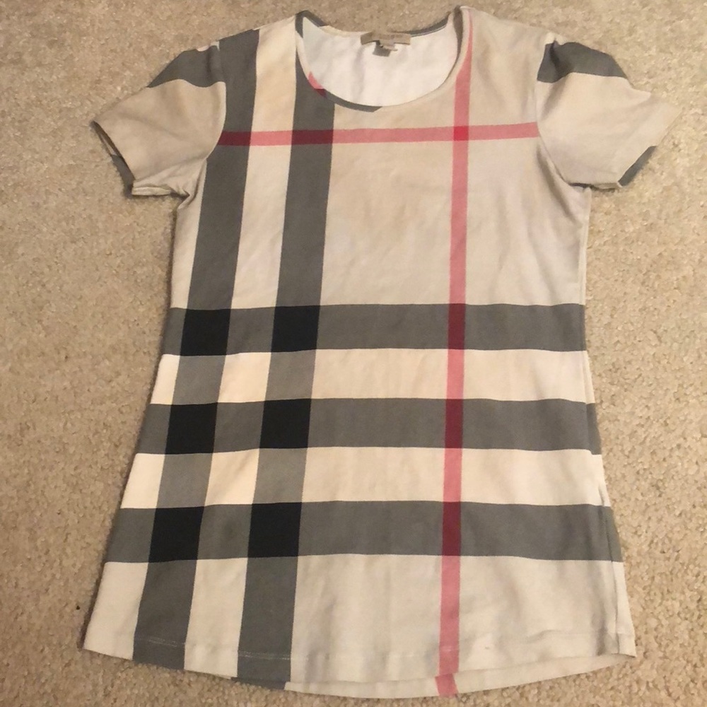 Burberry classic check short sleeve shirt